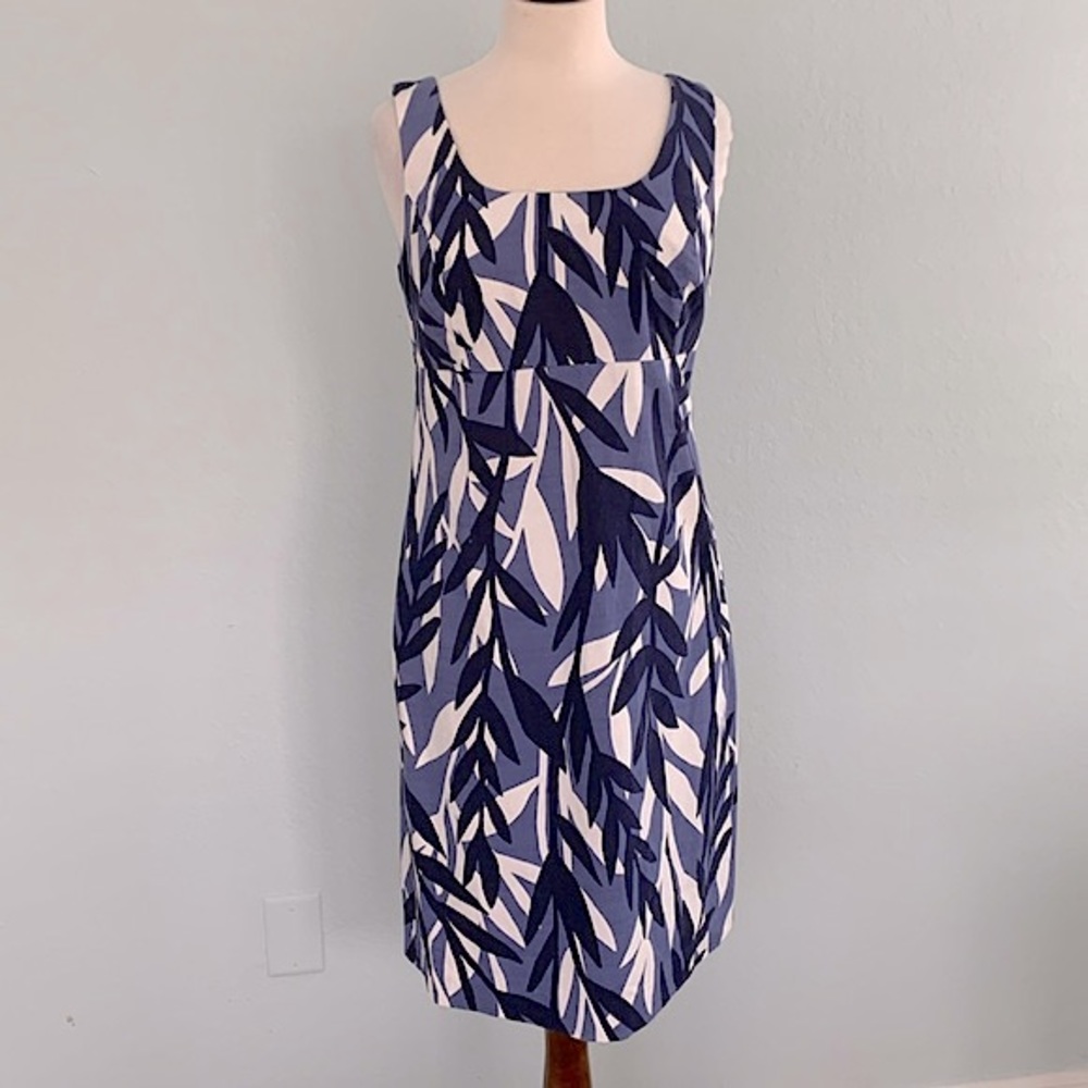 Boden Savannah Leaf Print Sundress 8L
